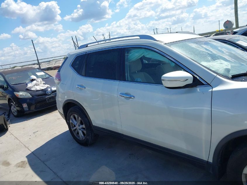 2015 Nissan Rogue Sv VIN: KNMAT2MT7FP562280 Lot: 43298548