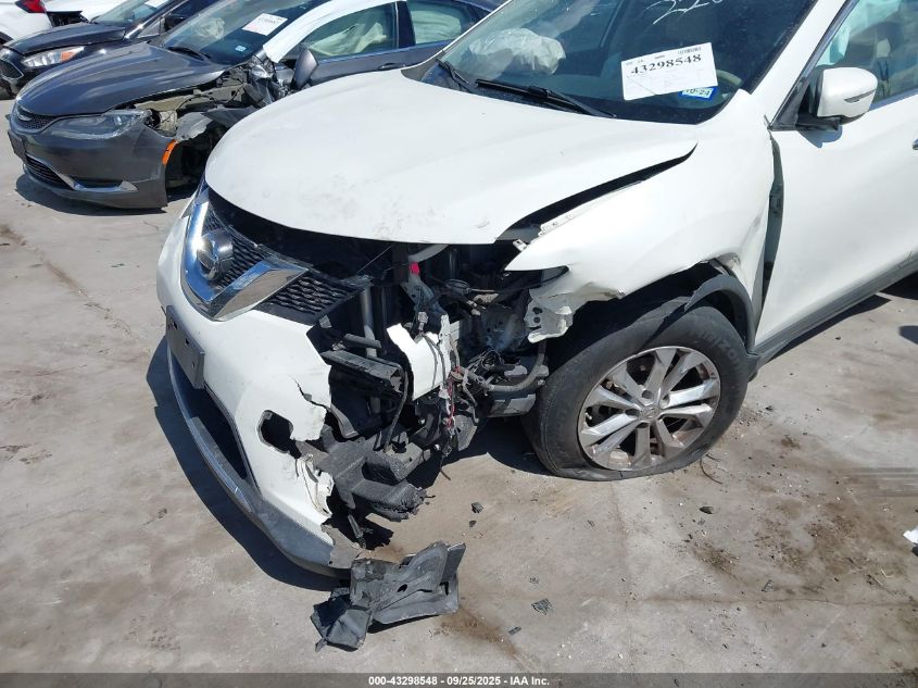 2015 Nissan Rogue Sv VIN: KNMAT2MT7FP562280 Lot: 43298548