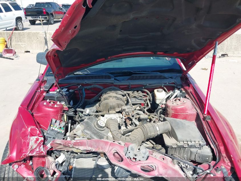 2008 Ford Mustang V6 Deluxe/V6 Premium VIN: 1ZVHT84N285201540 Lot: 43298555