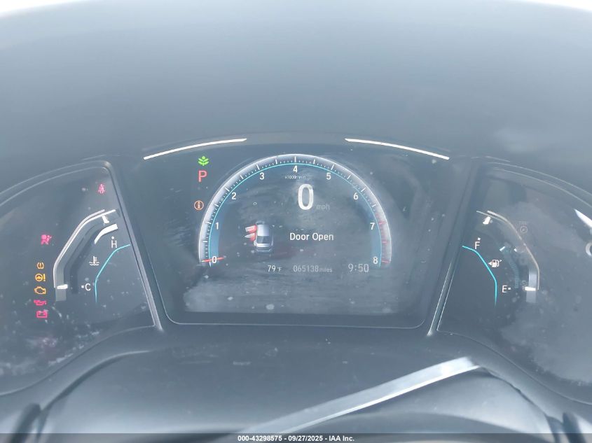 2019 Honda Civic Lx VIN: 19XFC2F60KE016069 Lot: 43298575