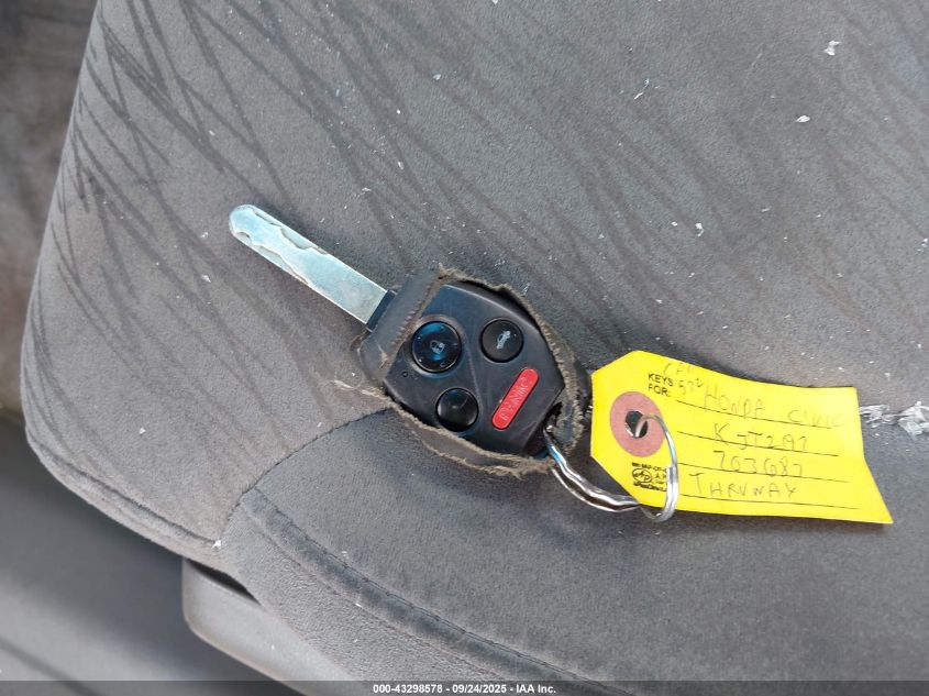 2007 Honda Civic Ex VIN: 2HGFG12887H575890 Lot: 43298578