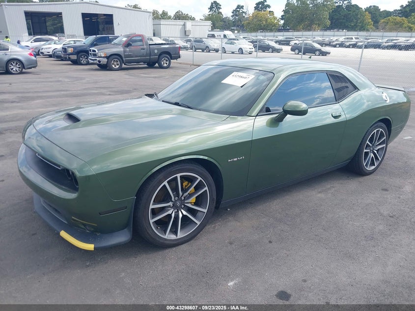 Vin: 2c3cdzbt2lh132758, lot: 43793227, dodge challenger r/t 20202