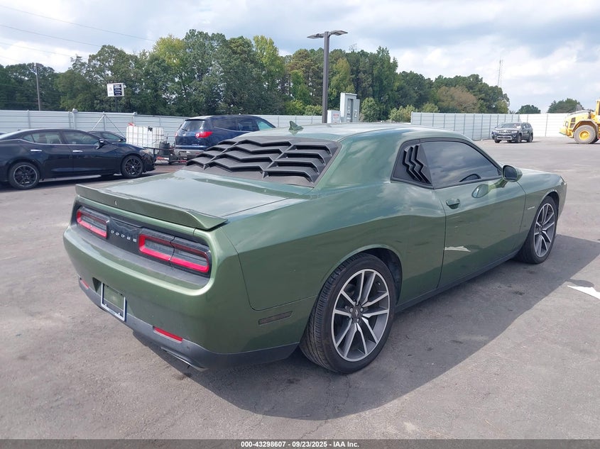 Vin: 2c3cdzbt2lh132758, lot: 43793227, dodge challenger r/t 20204