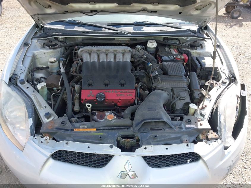 2006 Mitsubishi Eclipse Gt VIN: 4A3AK34T16E002644 Lot: 43298624