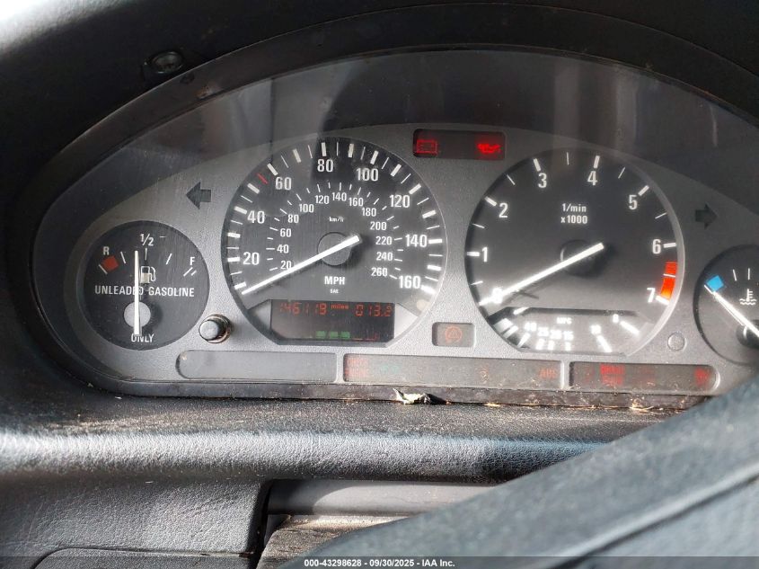 1994 BMW 325 Ic Automatic VIN: WBABJ6326RJD32702 Lot: 43298628