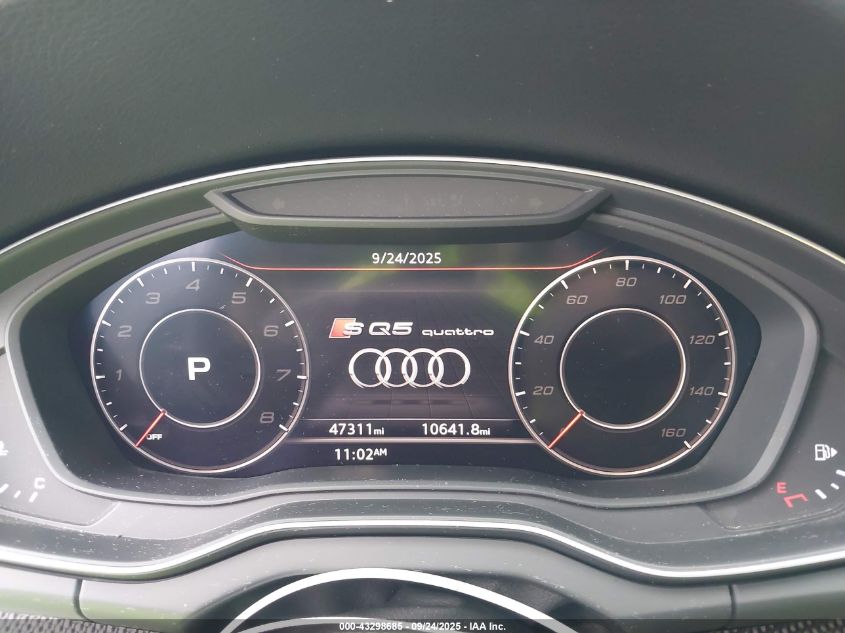 2020 Audi Sq5 Premium Plus Tfsi Quattro Tiptronic VIN: WA1B4AFY1L2106637 Lot: 43298685