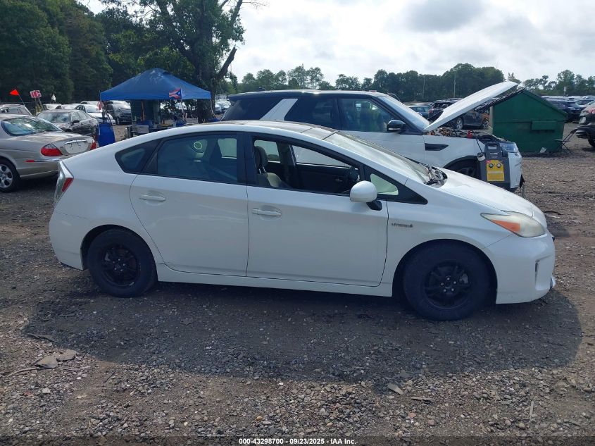 2013 Toyota Prius Three VIN: JTDKN3DU1D5542712 Lot: 43298700