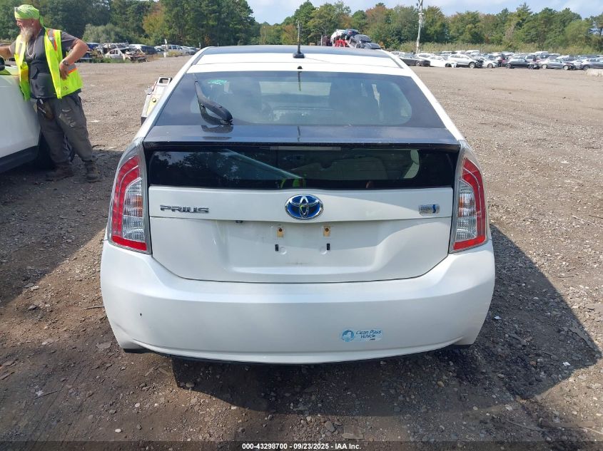 2013 Toyota Prius Three VIN: JTDKN3DU1D5542712 Lot: 43298700