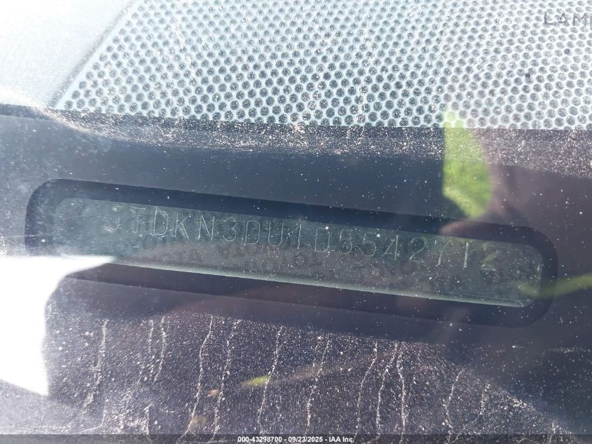 2013 Toyota Prius Three VIN: JTDKN3DU1D5542712 Lot: 43298700