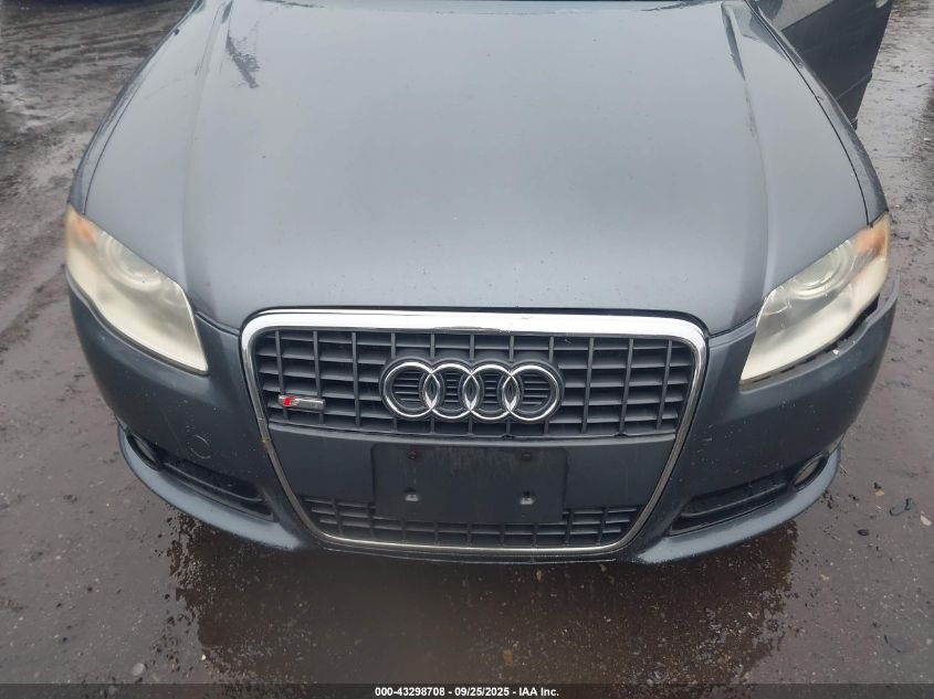 2008 Audi A4 2.0T/2.0T Special Edition VIN: WAUEF78E48A128676 Lot: 43298708