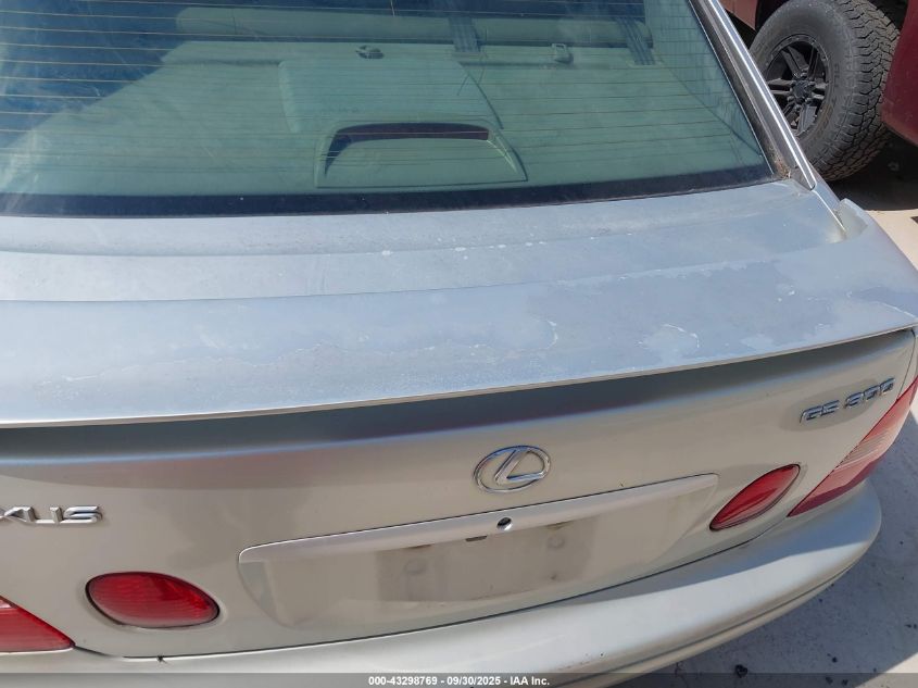 2000 Lexus Gs 300 VIN: JT8BD68S7Y0095298 Lot: 43298769