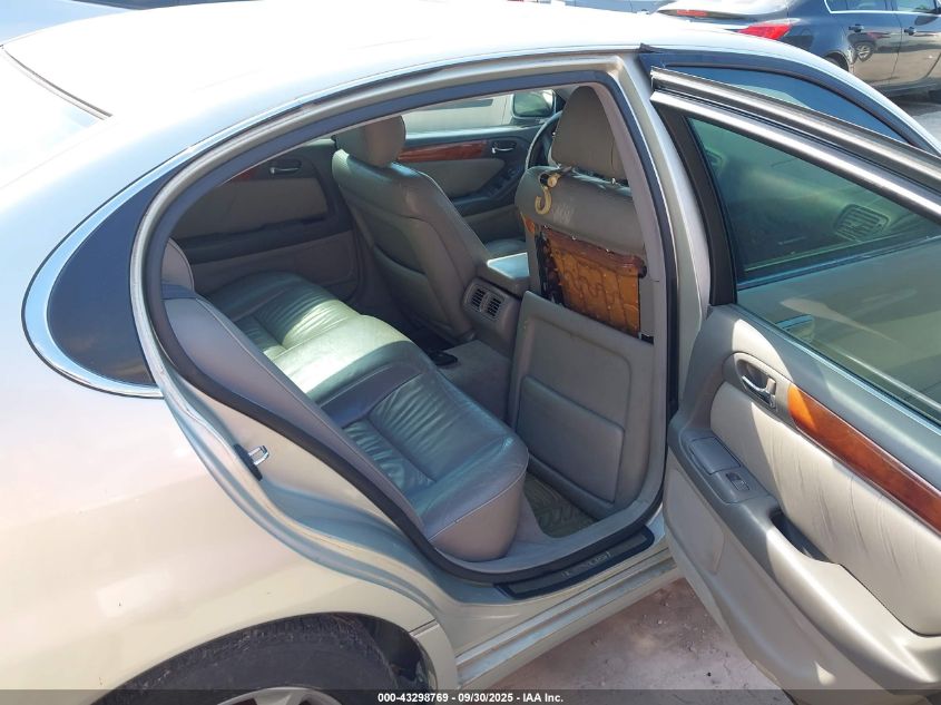 2000 Lexus Gs 300 VIN: JT8BD68S7Y0095298 Lot: 43298769