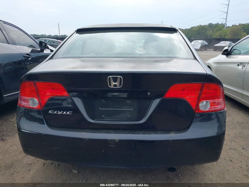 2008 Honda Civic Lx VIN: 2HGFA16508H306186 Lot: 43298777