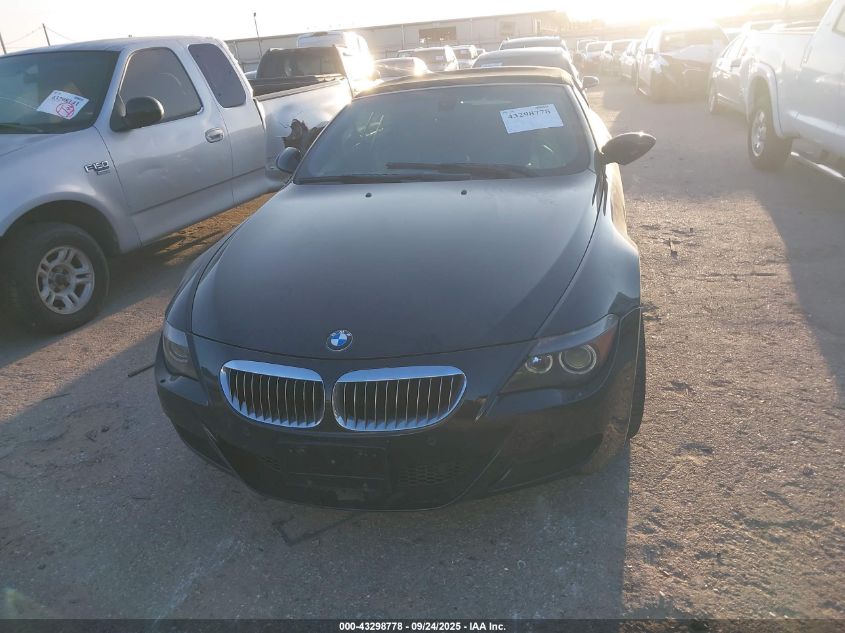2007 BMW M6 VIN: WBSEK93587CS32018 Lot: 43298778
