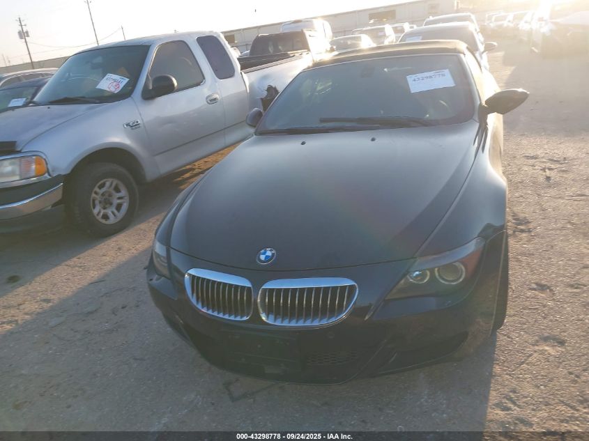 2007 BMW M6 VIN: WBSEK93587CS32018 Lot: 43298778