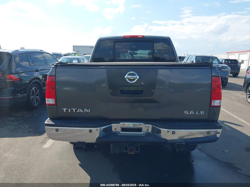 2009 Nissan Titan Le VIN: 1N6AA07D89N300831 Lot: 43298798