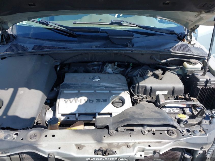 2006 Lexus Rx 330 VIN: JTJGA31U960062324 Lot: 43298817