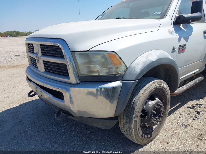 2012 Ram 5500 Chassis St/Slt VIN: 3C7WDMBL9CG257349 Lot: 43298826