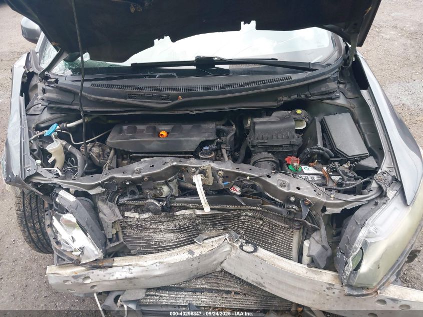 2012 Honda Civic Ex-L VIN: 19XFB2F92CE300186 Lot: 43298847