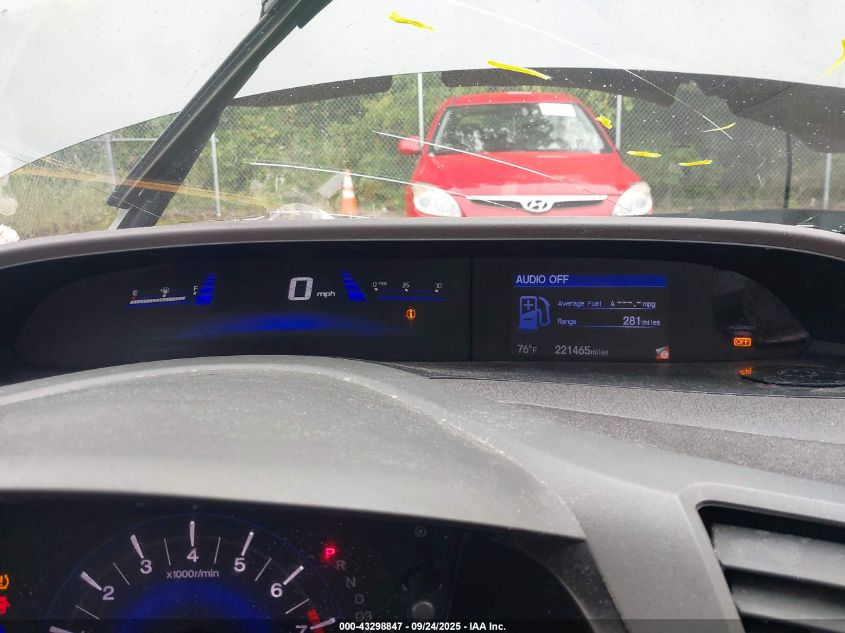 2012 Honda Civic Ex-L VIN: 19XFB2F92CE300186 Lot: 43298847