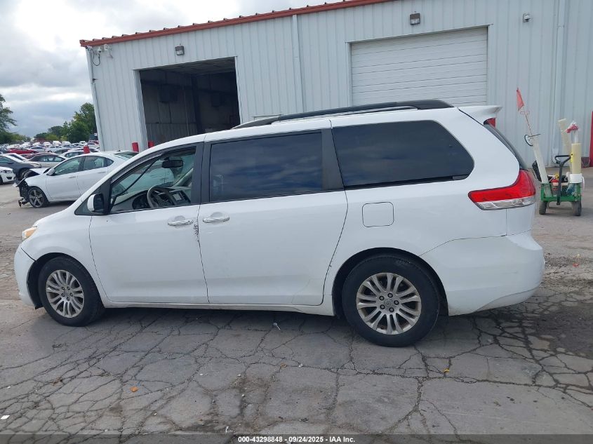 2013 Toyota Sienna Xle V6 8 Passenger VIN: 5TDYK3DCXDS285540 Lot: 43298848