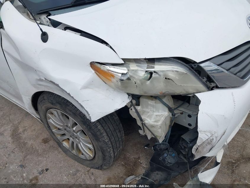 2013 Toyota Sienna Xle V6 8 Passenger VIN: 5TDYK3DCXDS285540 Lot: 43298848