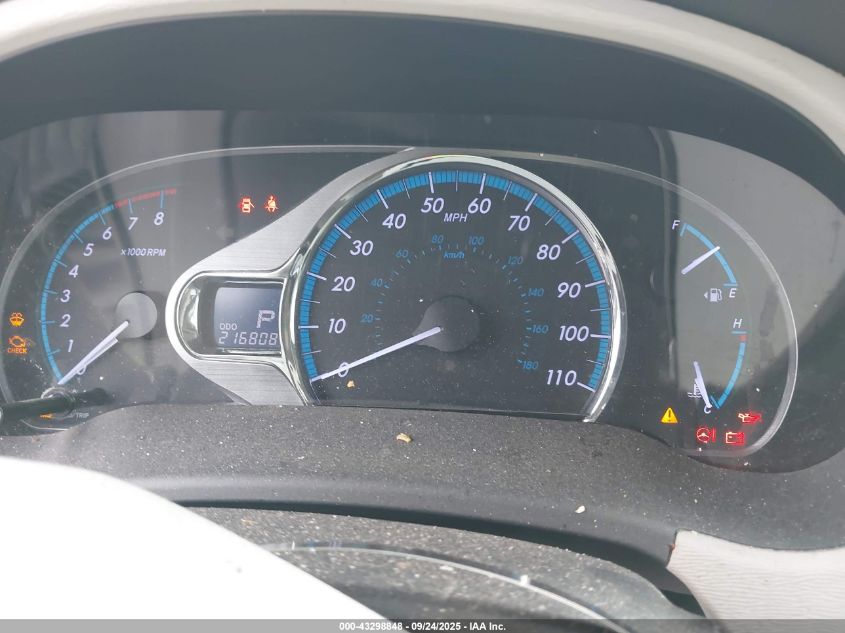 2013 Toyota Sienna Xle V6 8 Passenger VIN: 5TDYK3DCXDS285540 Lot: 43298848