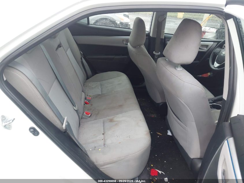 2016 Toyota Corolla Le VIN: 2T1BURHE5GC605228 Lot: 43298856