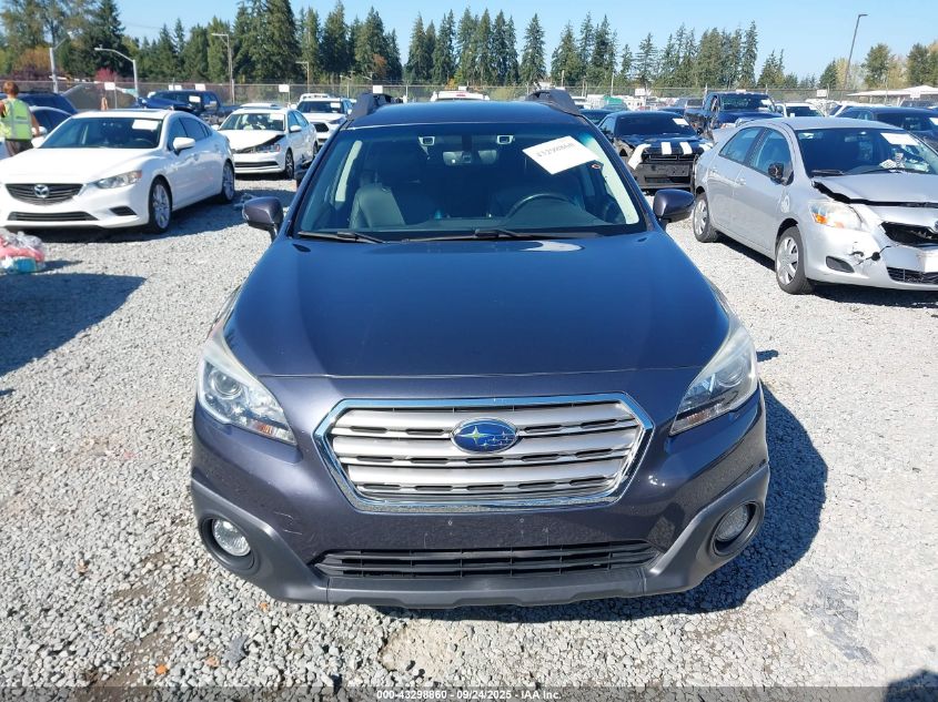 2017 Subaru Outback 2.5I Premium VIN: 4S4BSAFC7H3425277 Lot: 43298860