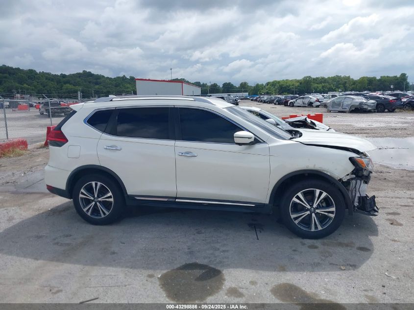 2017 Nissan Rogue Sl VIN: JN8AT2MT4HW384440 Lot: 43298886
