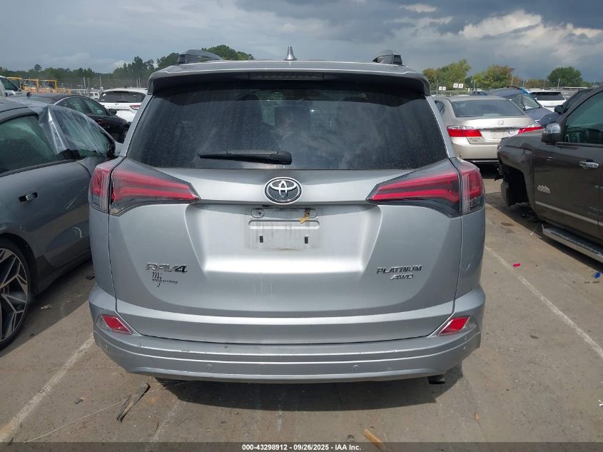 2017 Toyota Rav4 Platinum VIN: 2T3DFREV2HW655115 Lot: 43298912