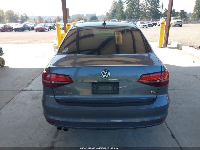 2017 Volkswagen Jetta 1.4T Se VIN: 3VWDB7AJ1HM367541 Lot: 43298942