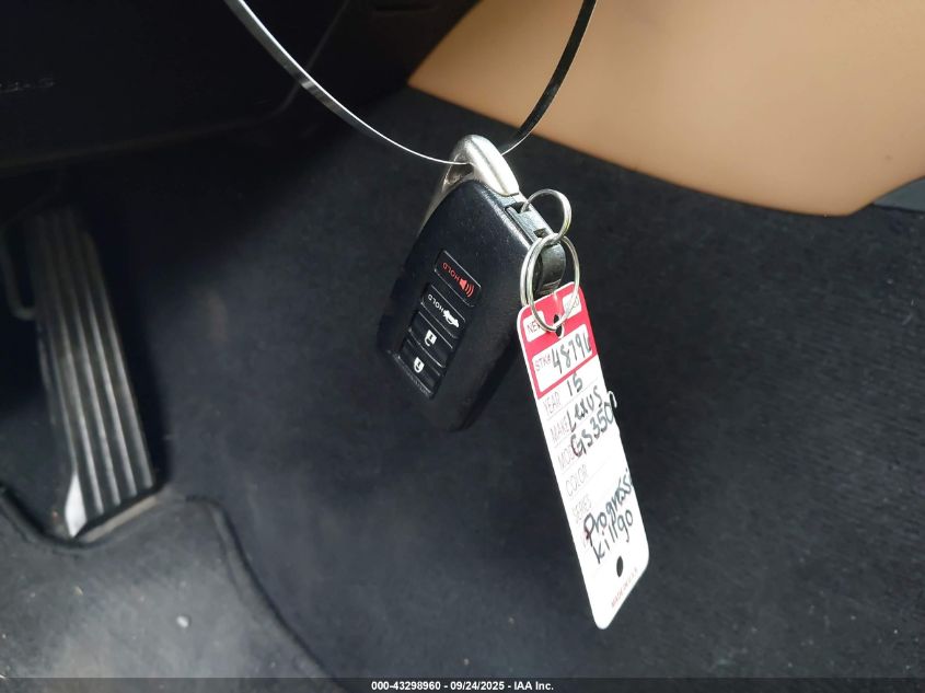 2015 Lexus Gs 350 VIN: JTHCE1BL8FA002995 Lot: 43298960