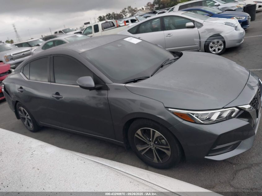 2022 Nissan Sentra Sv Xtronic Cvt VIN: 3N1AB8CV6NY302221 Lot: 43298970