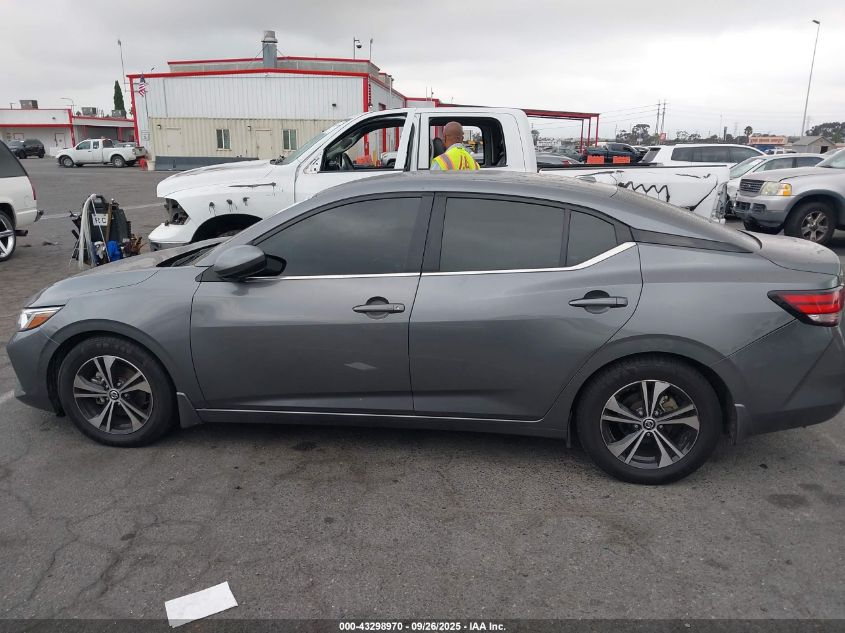 2022 Nissan Sentra Sv Xtronic Cvt VIN: 3N1AB8CV6NY302221 Lot: 43298970
