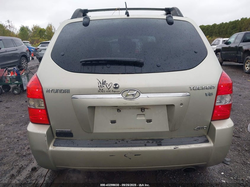 2006 Hyundai Tucson Gls/Limited VIN: KM8JN72D56U296905 Lot: 43299030