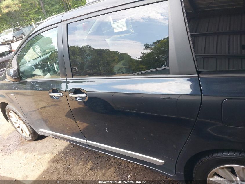 2016 Toyota Sienna Xle Premium 7 Passenger VIN: 5TDDK3DC4GS135362 Lot: 43299081