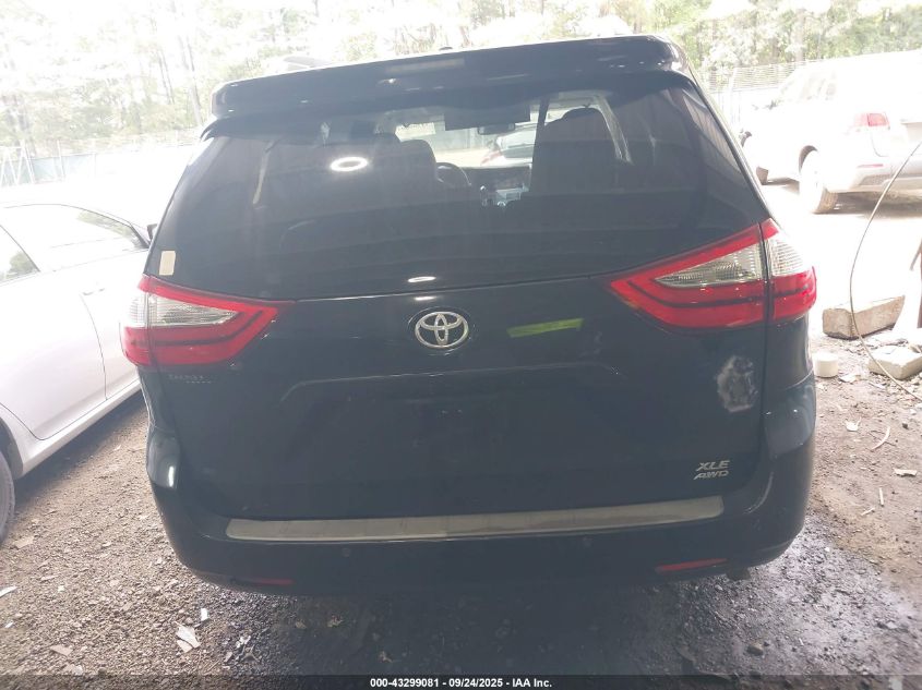 2016 Toyota Sienna Xle Premium 7 Passenger VIN: 5TDDK3DC4GS135362 Lot: 43299081
