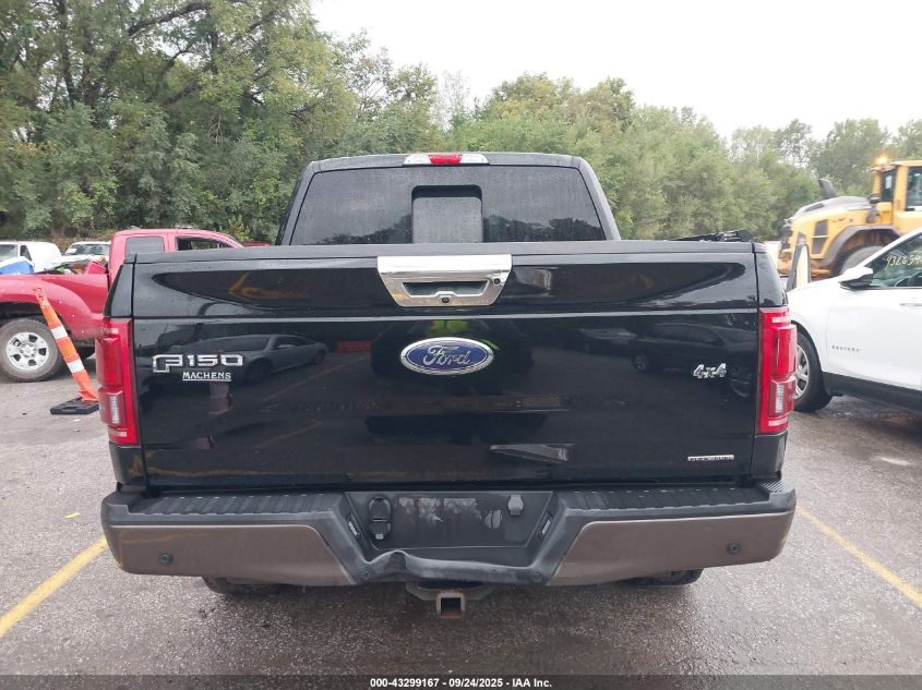 2016 Ford F-150 Lariat VIN: 1FTEW1EF3GKF49679 Lot: 43299167