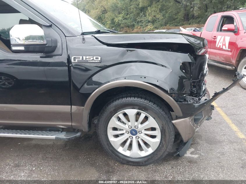 2016 Ford F-150 Lariat VIN: 1FTEW1EF3GKF49679 Lot: 43299167