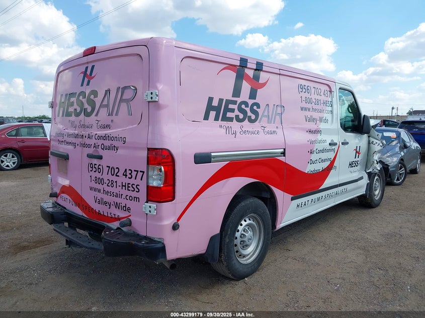 2020 NISSAN NV CARGO NV1500 S STANDARD ROOF V6 - 1N6BF0KM4LN802448