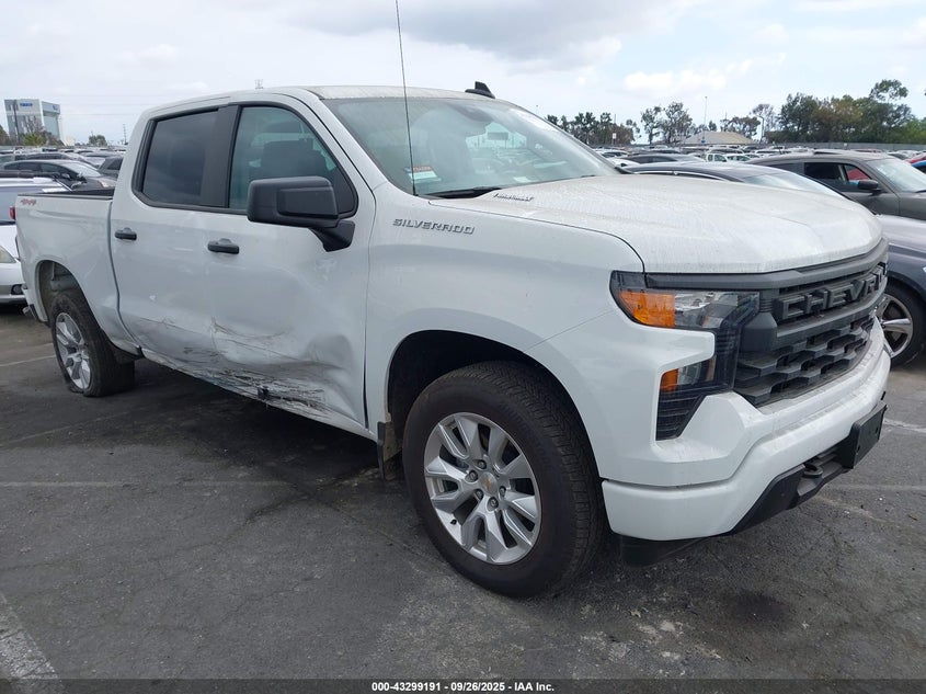 2025 CHEVROLET SILVERADO 1500 4WD  SHORT BED CUSTOM - 3GCPKBEK6SG229571