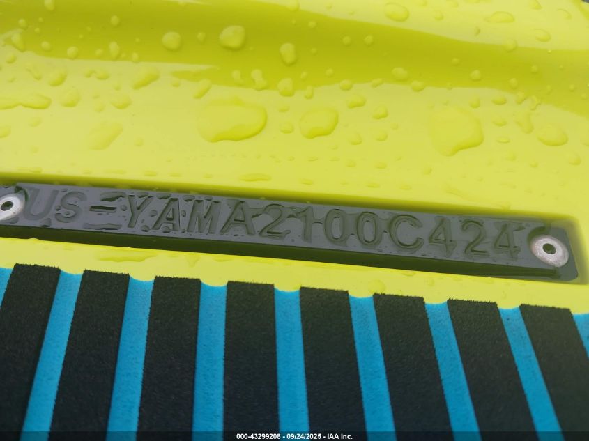 2024 Yamaha Ex Deluxe VIN: YAMA2100C424 Lot: 43299208