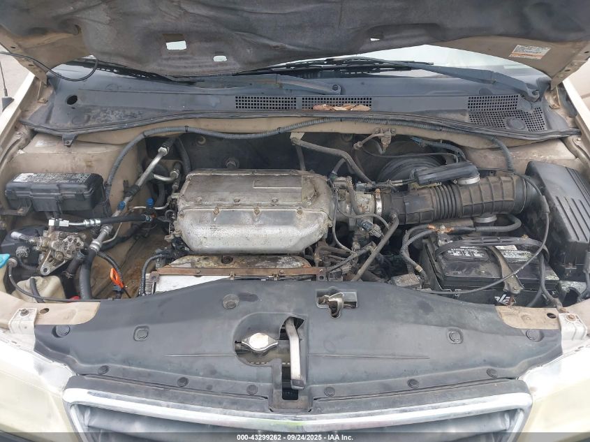 2002 Honda Odyssey Ex-L VIN: 2HKRL18012H589266 Lot: 43299262