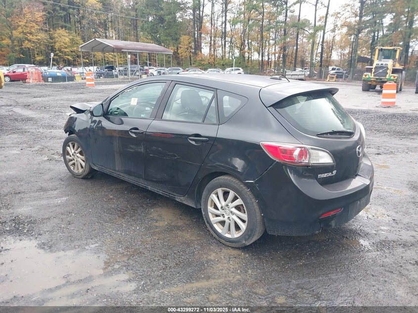 Vin: jm1bl1m85c1565591, lot: 43793892, mazda mazda3 i grand touring 20123