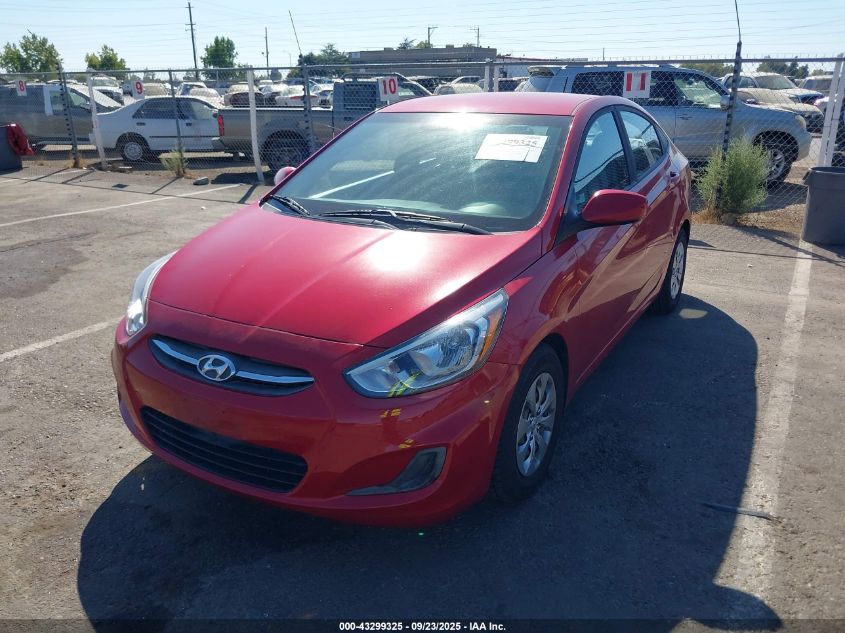 2017 Hyundai Accent Se VIN: KMHCT4AE8HU169074 Lot: 43299325