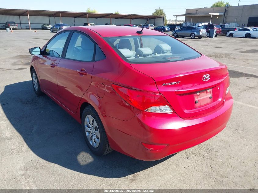 2017 Hyundai Accent Se VIN: KMHCT4AE8HU169074 Lot: 43299325