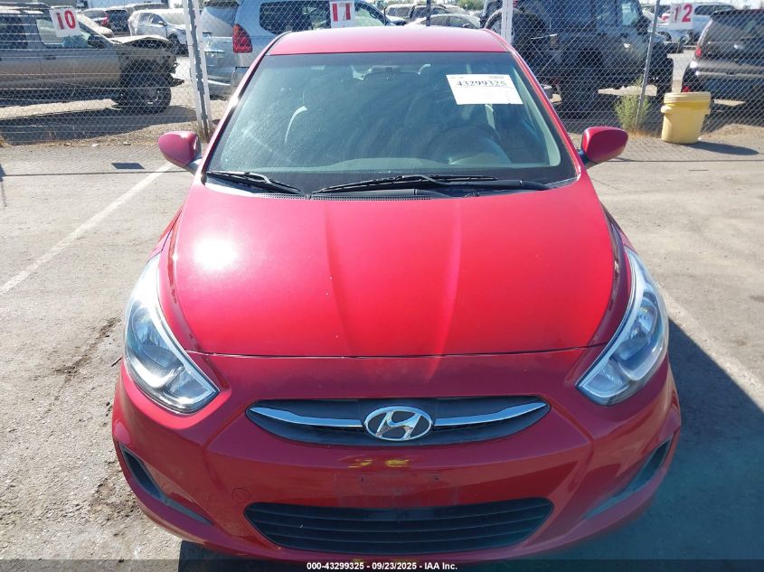 2017 Hyundai Accent Se VIN: KMHCT4AE8HU169074 Lot: 43299325