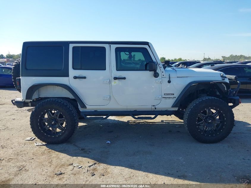 2016 Jeep Wrangler Unlimited Sport VIN: 1C4BJWDG5GL134379 Lot: 43299332