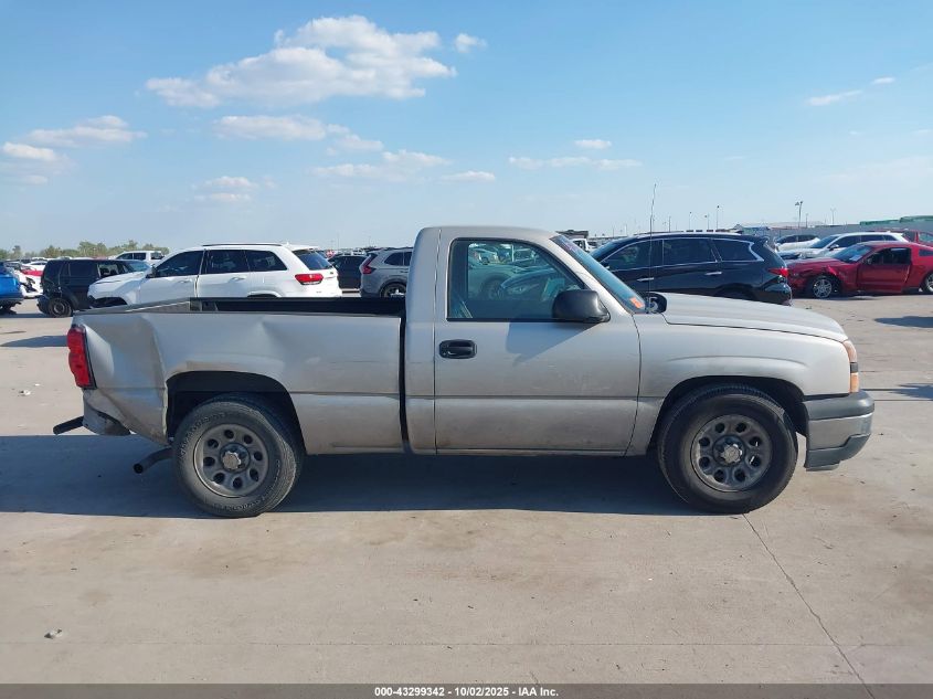 2006 Chevrolet Silverado 1500 Work Truck VIN: 3GCEC14V36G257716 Lot: 43299342